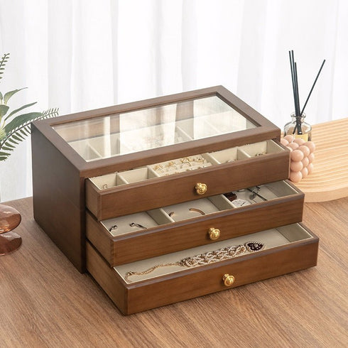 Portagioie da Comò in Legno Multi Cassetto | Gioiellitosti.it