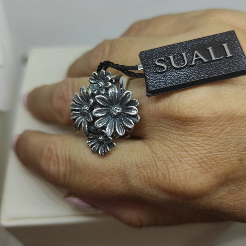 Anello da donna argento 925 SUALI' Margherite piccole BM1544 | Gioiellitosti.it