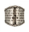 Anello in ottone fascia larga con preghiera PIETRO FERRANTE 2864 | Gioiellitosti.it