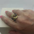 Anello oro 18 kt donna 2 colori oro con pietre 8,80 gr | Gioiellitosti.it