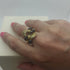 Anello oro 18 kt donna 2 colori oro con pietre 8,80 gr | Gioiellitosti.it