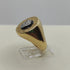 Anello oro 18 kt Donna chevalier con medaglione 5,9 gr | Gioiellitosti.it