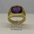 Anello oro 18 kt donna con pietra Ametista 8,6 g | Gioiellitosti.it