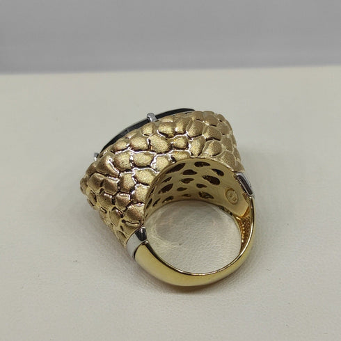 Anello oro 18 kt donna con pietra Topazio 12,20 g | Gioiellitosti.it