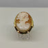 Anello oro 18 kt donna Modello conchiglia cammeo 3,50 gr | Gioiellitosti.it