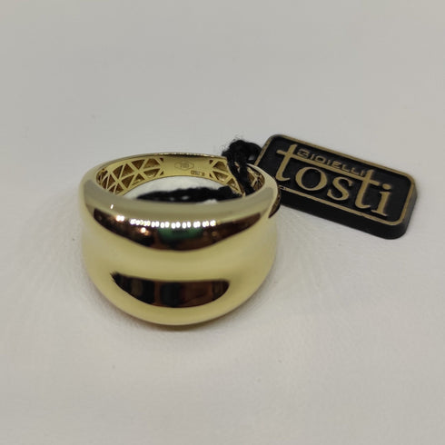 Anello oro 18 kt donna Modello Fascia bombata lucida 4,70 gr | Gioiellitosti.it