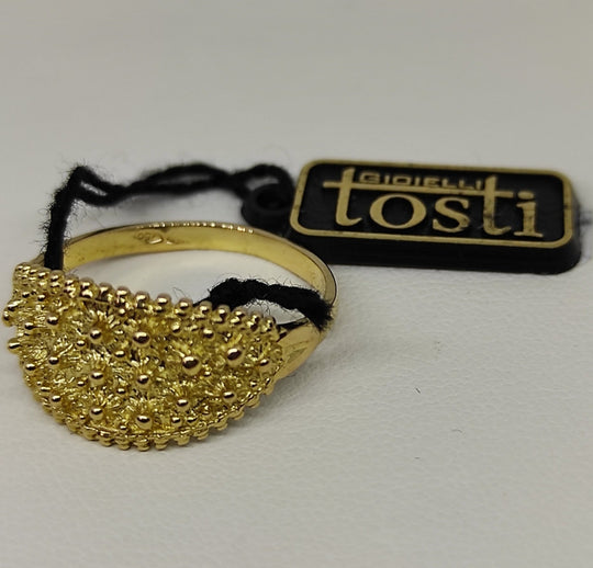 Anello oro 18 kt giallo Donna Modello Fede sarda 4,00 gr | Gioiellitosti.it — Product detail view