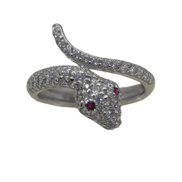 Anello oro bianco 18k serpente 3,50 gr | Gioiellitosti.it
