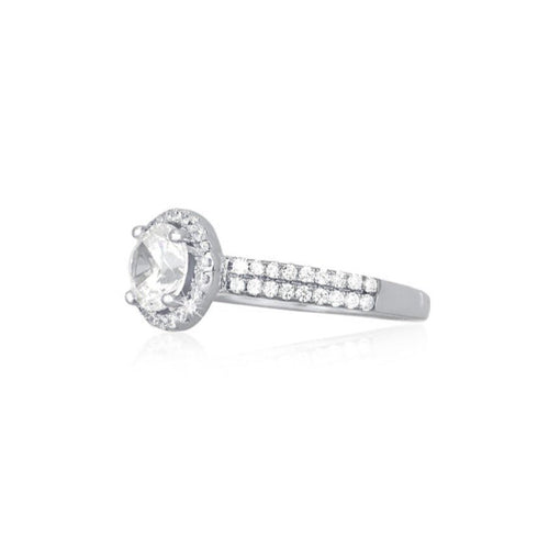 Anello Solitario Mabina Argento 925 Zirconi 523019 | Gioiellitosti.it