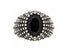 Anello Unisex Pietro Ferrante Chevalier Puntinato con pietra ovale nera PJM3289J | Gioiellitosti.it