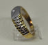 Anello uomo oro 18k bicolore con Zircone misura 23 - 5,4 gr | Gioiellitosti.it