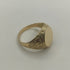 Anello uomo oro 18k piastra ovale 6,90 g Misura 19 | Gioiellitosti.it
