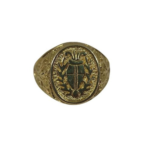 Anello uomo oro giallo 18k scudo stemma 7,40 g Misura 20 | Gioielli Tosti