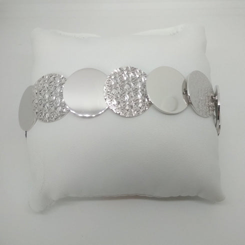 Bracciale Fascia larga bronzo argentato Rebecca BRZBBB37 | Gioielli Tosti