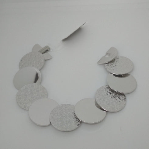 Bracciale Fascia larga bronzo argentato Rebecca BRZBBB37 | Gioielli Tosti