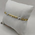 Bracciale Oro 18k maglia ovale bicolore 21 cm 6.70 gr | Gioiellitosti.it