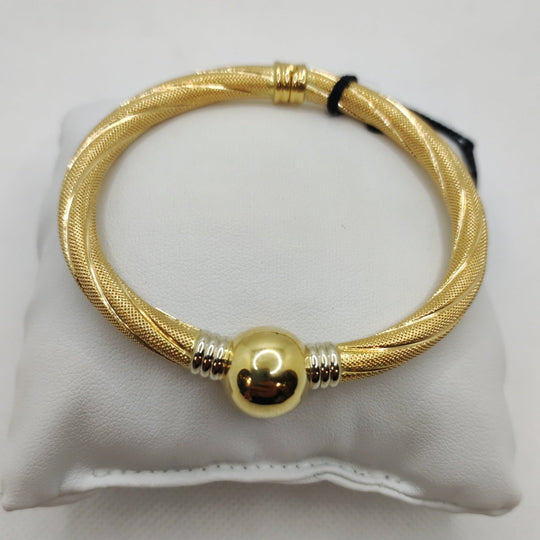 Bracciale oro 18k rigido torchon 15.30 gr | Gioiellitosti.it — Product detail view