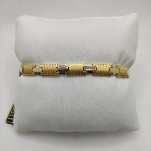 Bracciale Oro 18k semirigido uomo 20,5 cm 16,40 gr Solid 18k gold | Gioiellitosti.it