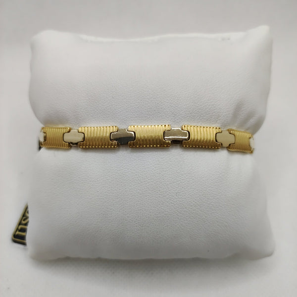 Bracciale Oro 18k semirigido uomo 20,5 cm 16,40 gr Solid 18k gold | Gioiellitosti.it
