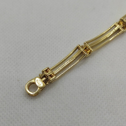 Bracciale Oro 18k uomo semirigido 21 cm 23 gr | Gioiellitosti.it