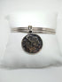 Bracciale argento 925 donna rigido con moneta SUALI' BM1946 | Gioiellitosti.it