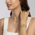 Bracciale tennis MABINA 533635-M Argento Placcato con Cuori | Gioiellitosti.it