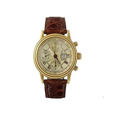 Bulova 60C02 Orologio Uomo Oro 18kt Automatico ETA 7750 Valjoux | Gioiellitosti.it