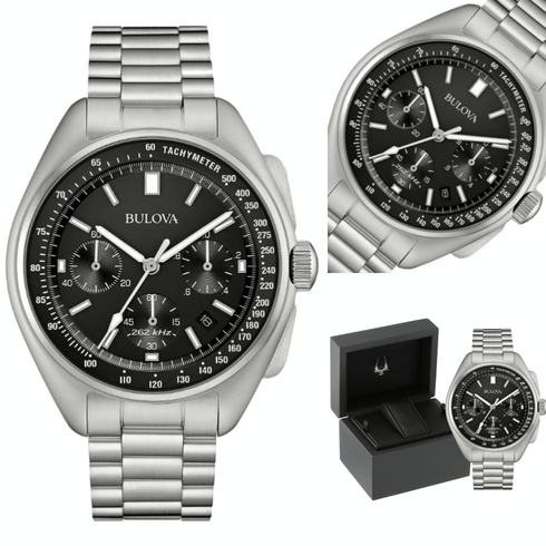 Bulova 96B258 Lunar Pilot Acciaio Crono 262 Khz | Gioiellitosti.it
