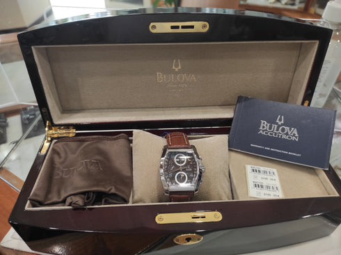 Bulova Accutron 63C101 Orologio Uomo Automatico ETA Fasi Lunari | Gioiellitosti.it