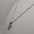 Collana Croce argento zirconi Girocollo MABINA 553015 | Gioiellitosti.it