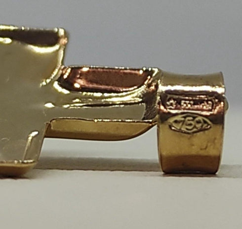 Ciondolo Croce oro 18k Cristo gr 2,80 | Gioiellitosti.it