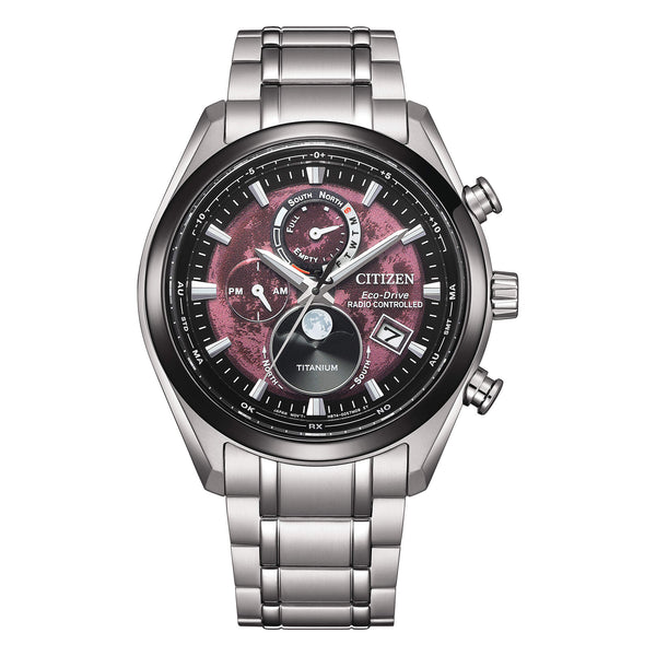 Citizen Moonphase BY1018-80X Radiocontrollato Eco-drive Super Titanio | Gioiellitosti.it