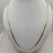 Collana catena maglia piatta oro 18k 60 cm 4.30 gr | Gioiellitosti.it