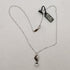 Collana ciondolo acquamarina diamanti oro 18k | Gioiellitosti.it