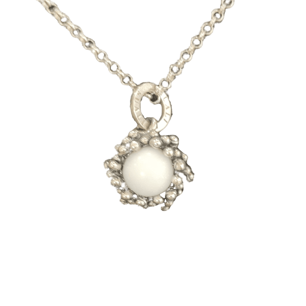 Collana Ciondolo argento con perla SUALI' BM2668/2 Luna | Gioiellitosti.it