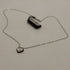 Collana ciondolo cuore oro 18k bianco rubini | Gioiellitosti.it