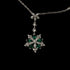 Collana ciondolo smeraldi e diamanti oro 18k | Gioiellitosti.it