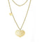 Collana donna Ciondolo Cuore Ottone Dorato Liu Jo Luxury LJ663 | Gioiellitosti.it