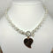 Collana Guess donna Girocollo acciaio pendete cuore rosé | Gioiellitosti.it