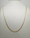 Collana oro giallo 18 kt unisex catena maglia 60 cm 3,80 gr | Gioiellitosti.it