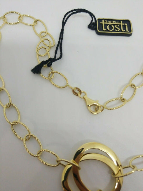 Collana oro giallo 18 kt Donna Catena con pendente 42 cm 7 gr | Gioiellitosti.it