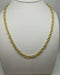 Collana oro giallo 18 kt Donna Catena intrecciata 45 cm peso 9,4 gr | Gioiellitosti.it