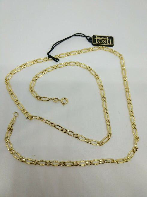 Collana oro giallo 18 kt Unisex catena maglia marina 60 cm 9,7 gr | Gioiellitosti.it