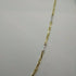 Collana oro 18k 2 colori maglia tubolare 50 cm 5,3 gr | Gioiellitosti.it