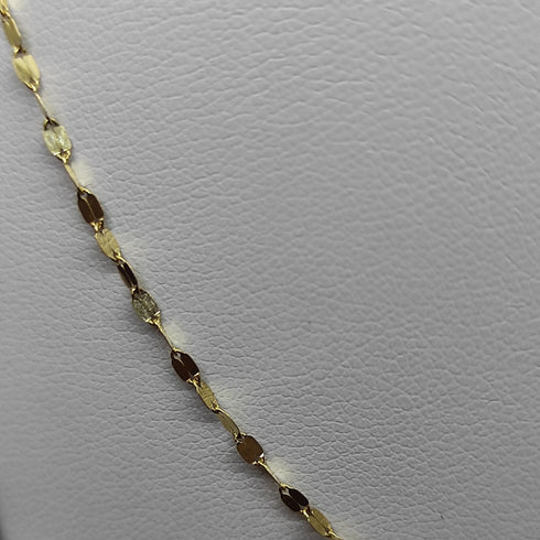 Collana oro 18k catena lucida donna 45-50 cm | Gioiellitosti.it