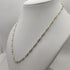 Collana oro 18k donna maglia bicolore 50 cm 15.20 gr | Gioiellitosti.it