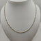 Collana oro 18k donna maglia bicolore 50 cm 9.40 gr | Gioiellitosti.it