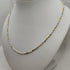 Collana oro 18k donna tubolare bicolore 50 cm 10.10 gr | Gioielli Tosti