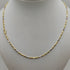 Collana oro 18k donna tubolare bicolore 50 cm 6.80 gr | Gioiellitosti.it