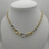 Collana oro 18k girocollo maglia 2 colori 44 cm 9,00 gr | Gioiellitosti.it